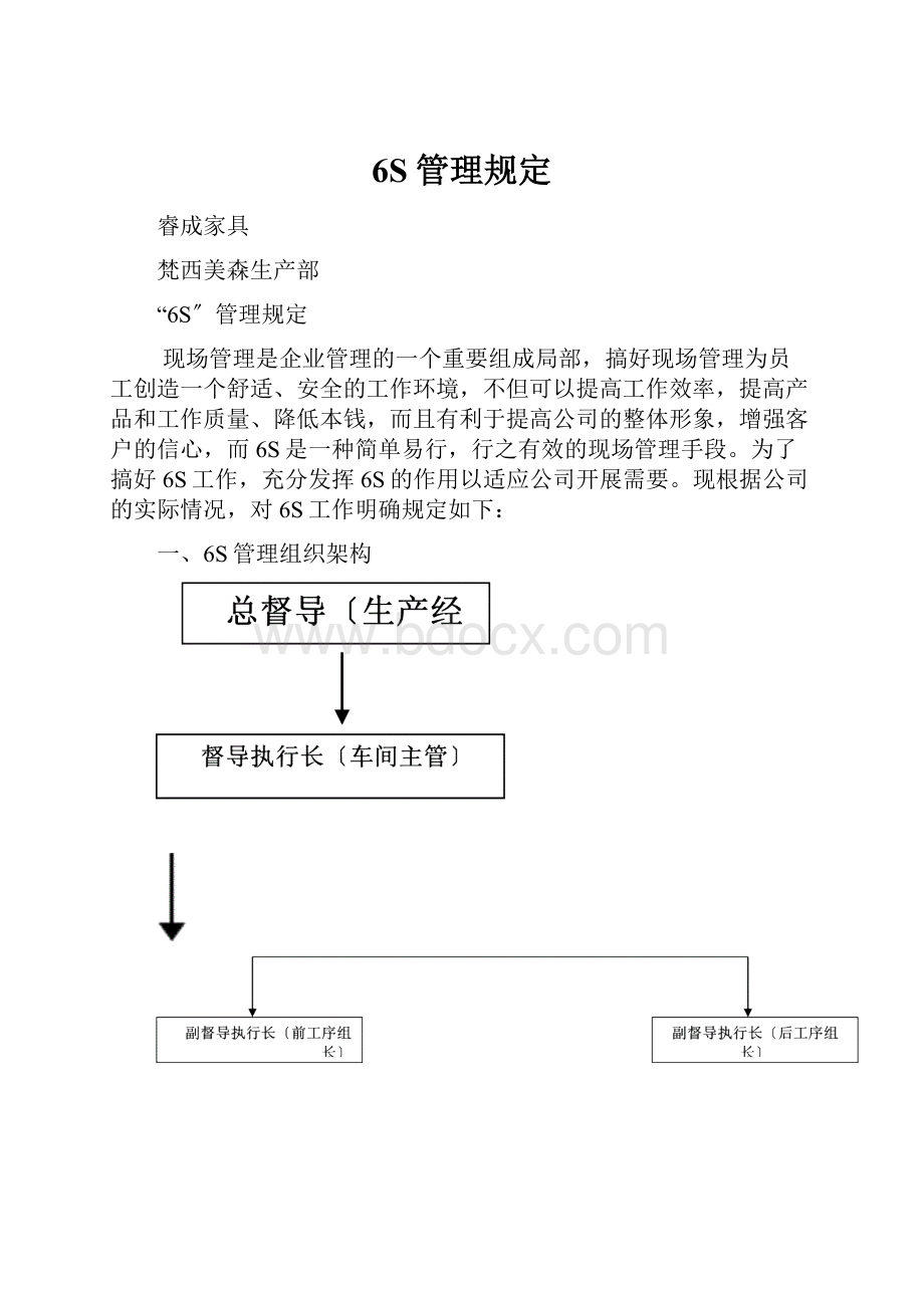 6S管理规定.docx