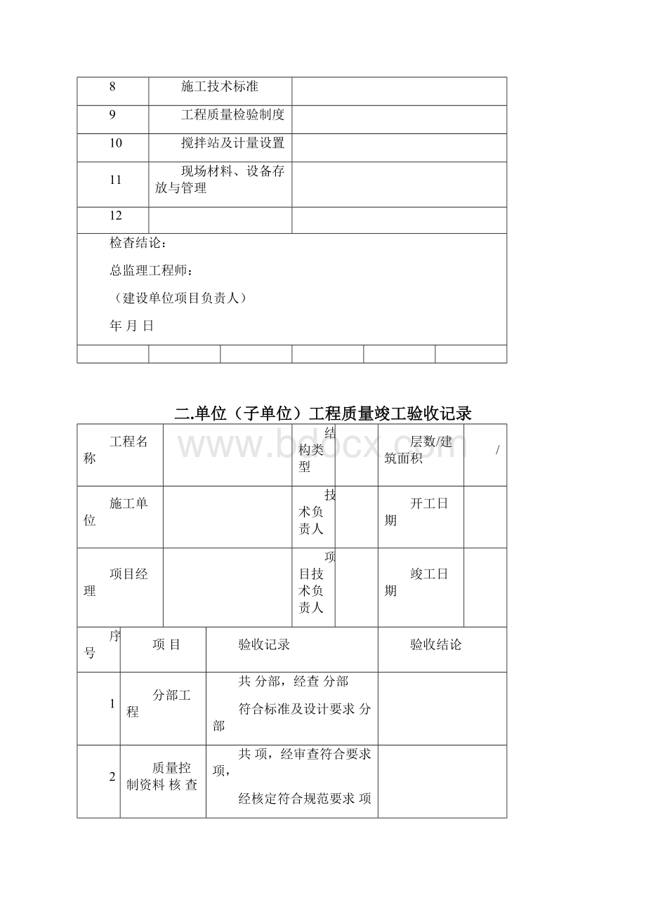 建筑装饰装修工程全套资料表格.docx_第2页