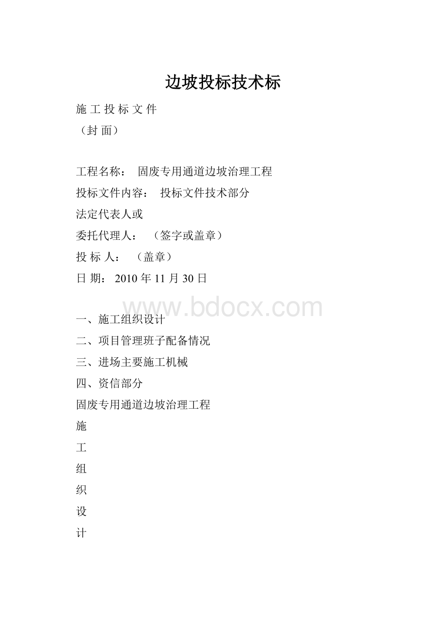 边坡投标技术标.docx_第1页