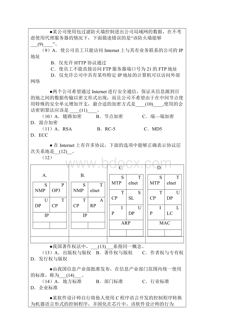 上半年软件评测师上午试题.docx_第2页