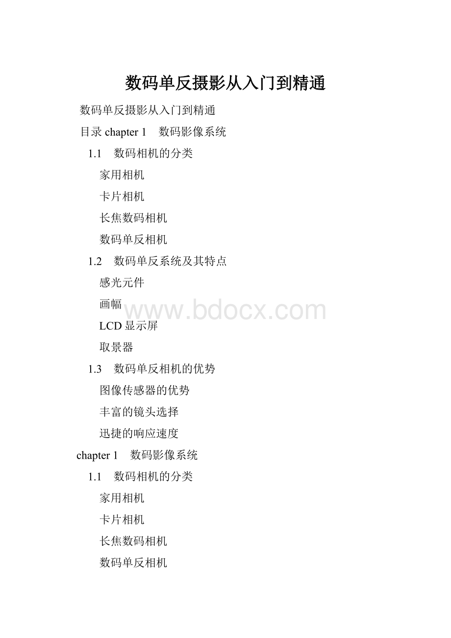 数码单反摄影从入门到精通.docx_第1页