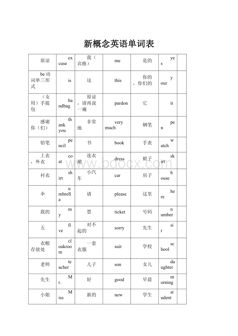 新概念英语单词表.docx_第1页