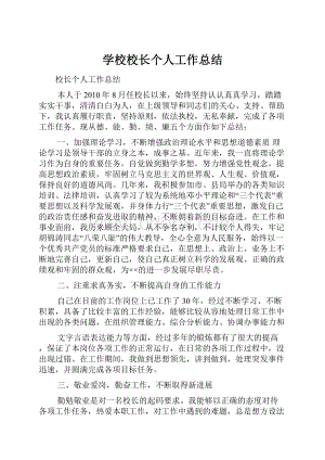 学校校长个人工作总结.docx