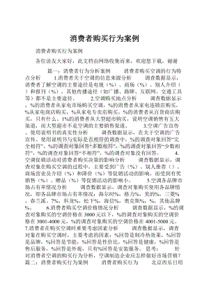 消费者购买行为案例.docx