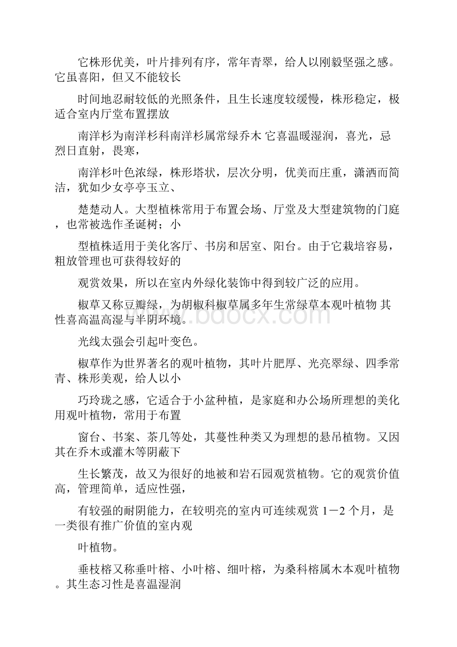 主要室内植物习性说明分析.docx_第3页