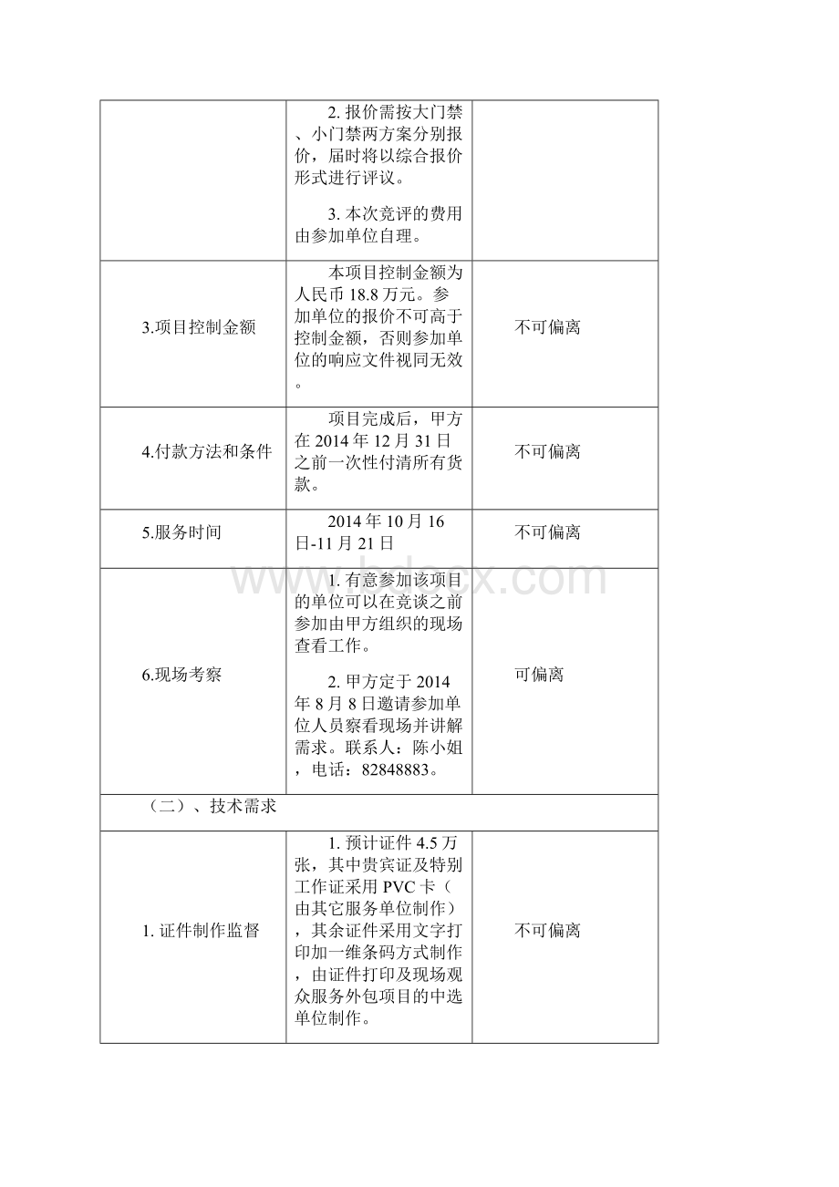 1第十六届高交会人像采集门禁项目竞争性谈判邀请 深圳会展中心.docx_第3页