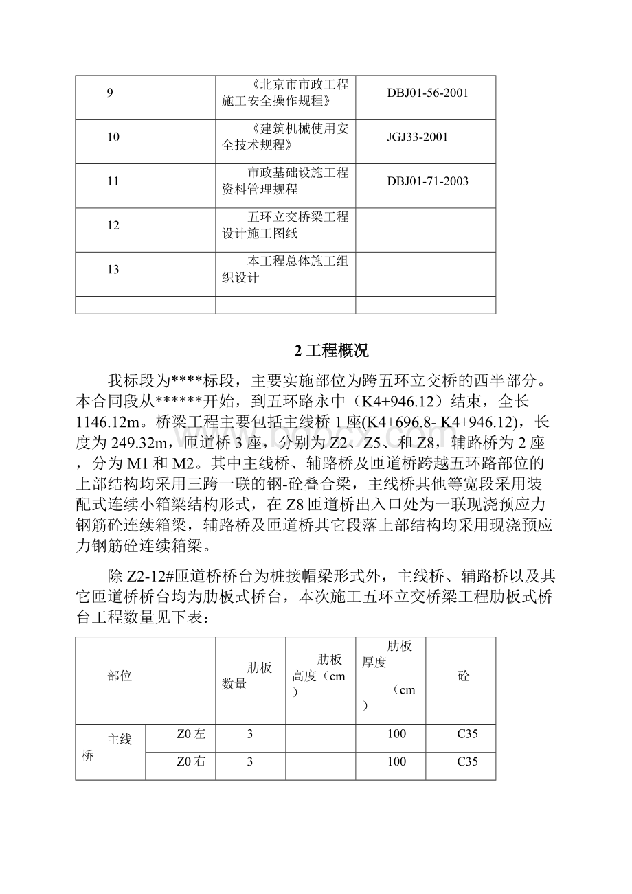 桥梁工程肋板式桥台施工方案.docx_第2页