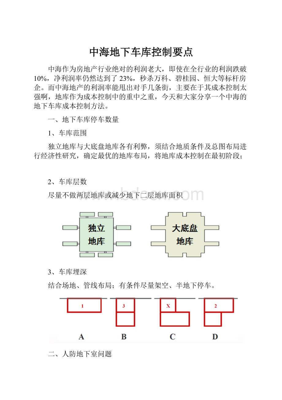 中海地下车库控制要点.docx