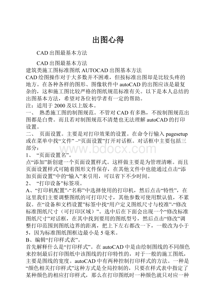 出图心得.docx_第1页