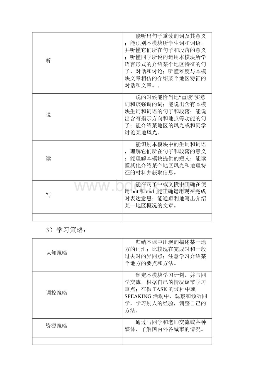 英语Module4 A social surveymy neighbourhood教案外研版必修1.docx_第3页