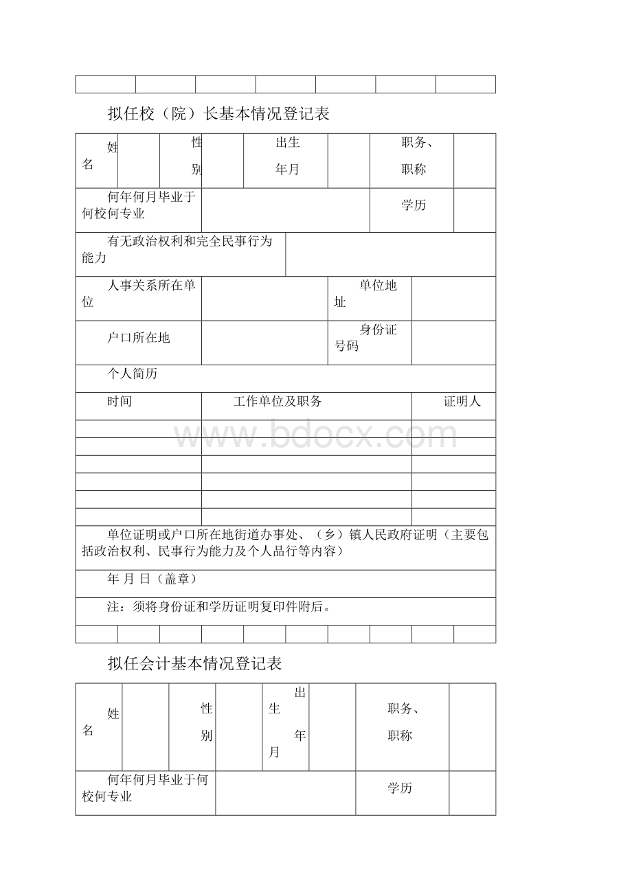 民办学校审批登记表格模板.docx_第2页