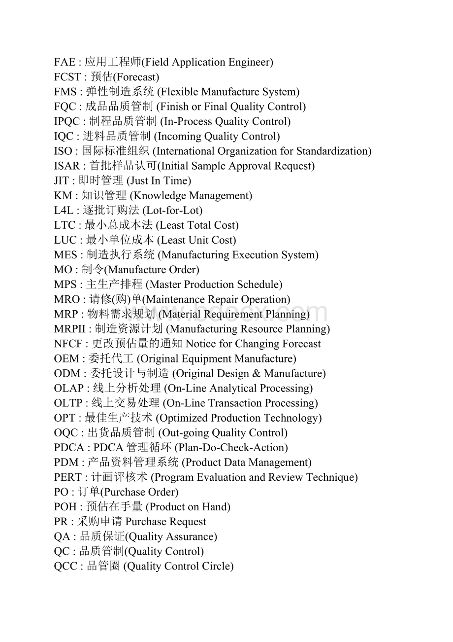 企业管理常用名词缩写11页.docx_第2页