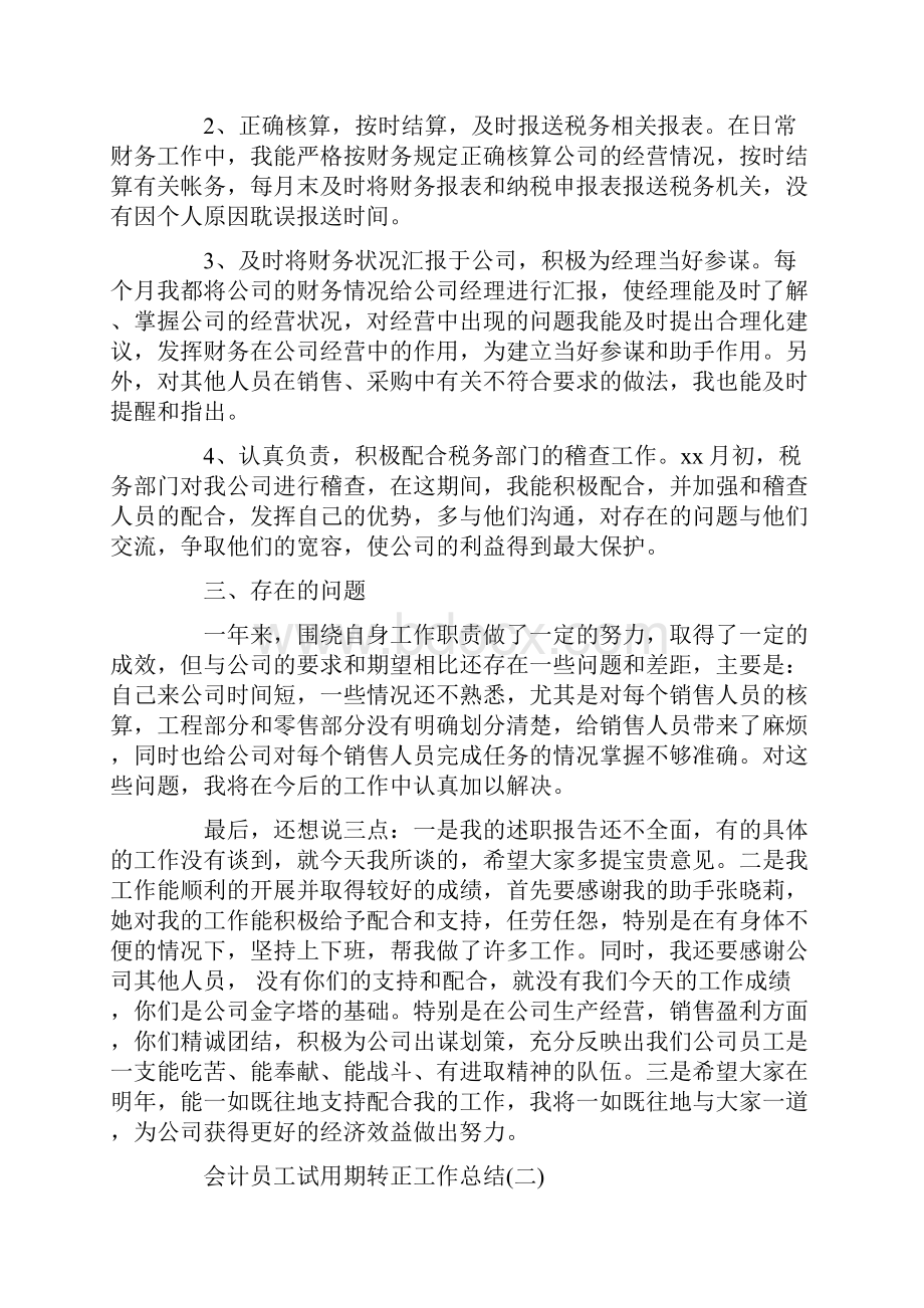 会计员工试用期转正工作总结.docx_第2页