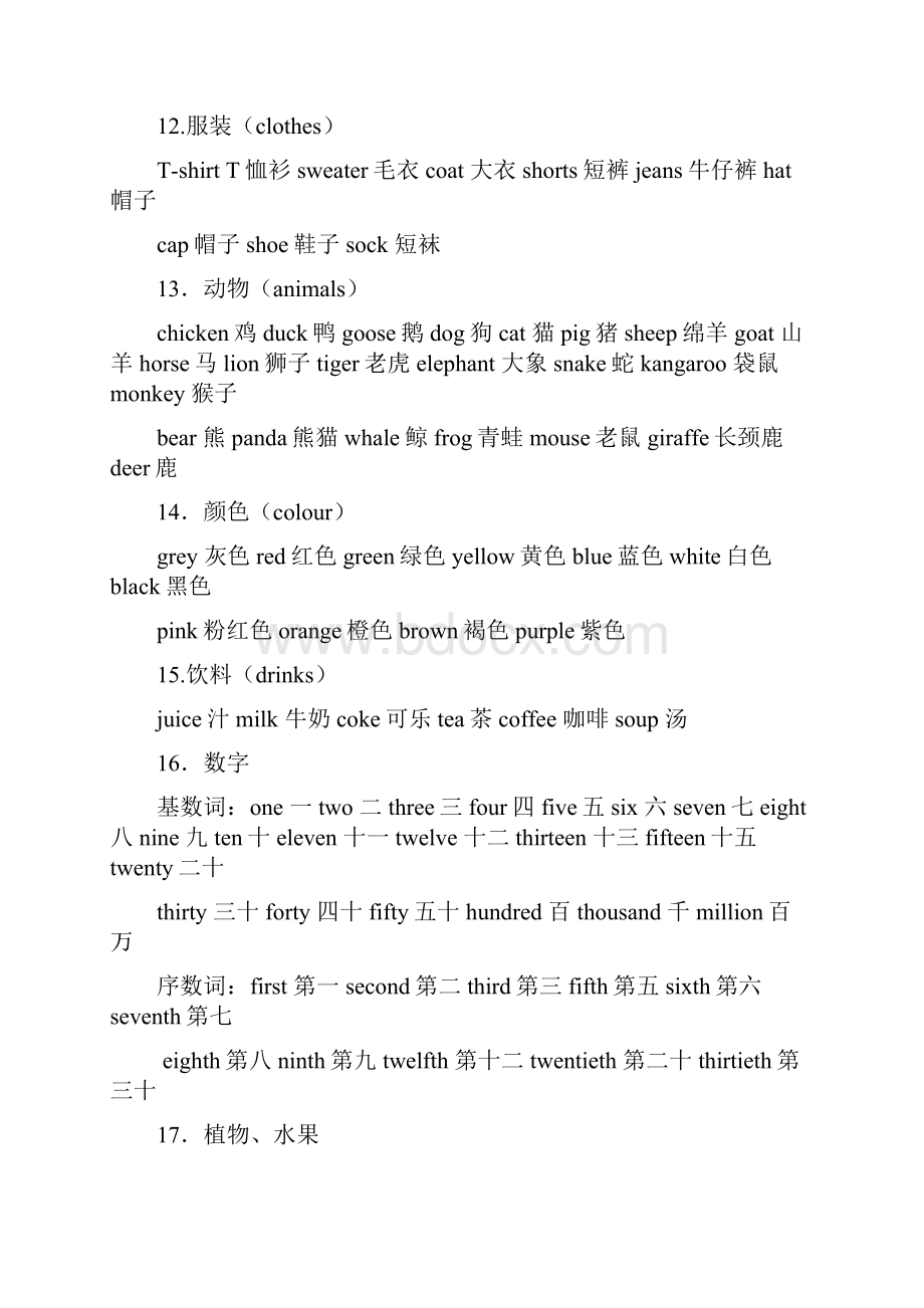 最新小学六年级英语毕业总复习精品资料.docx_第3页