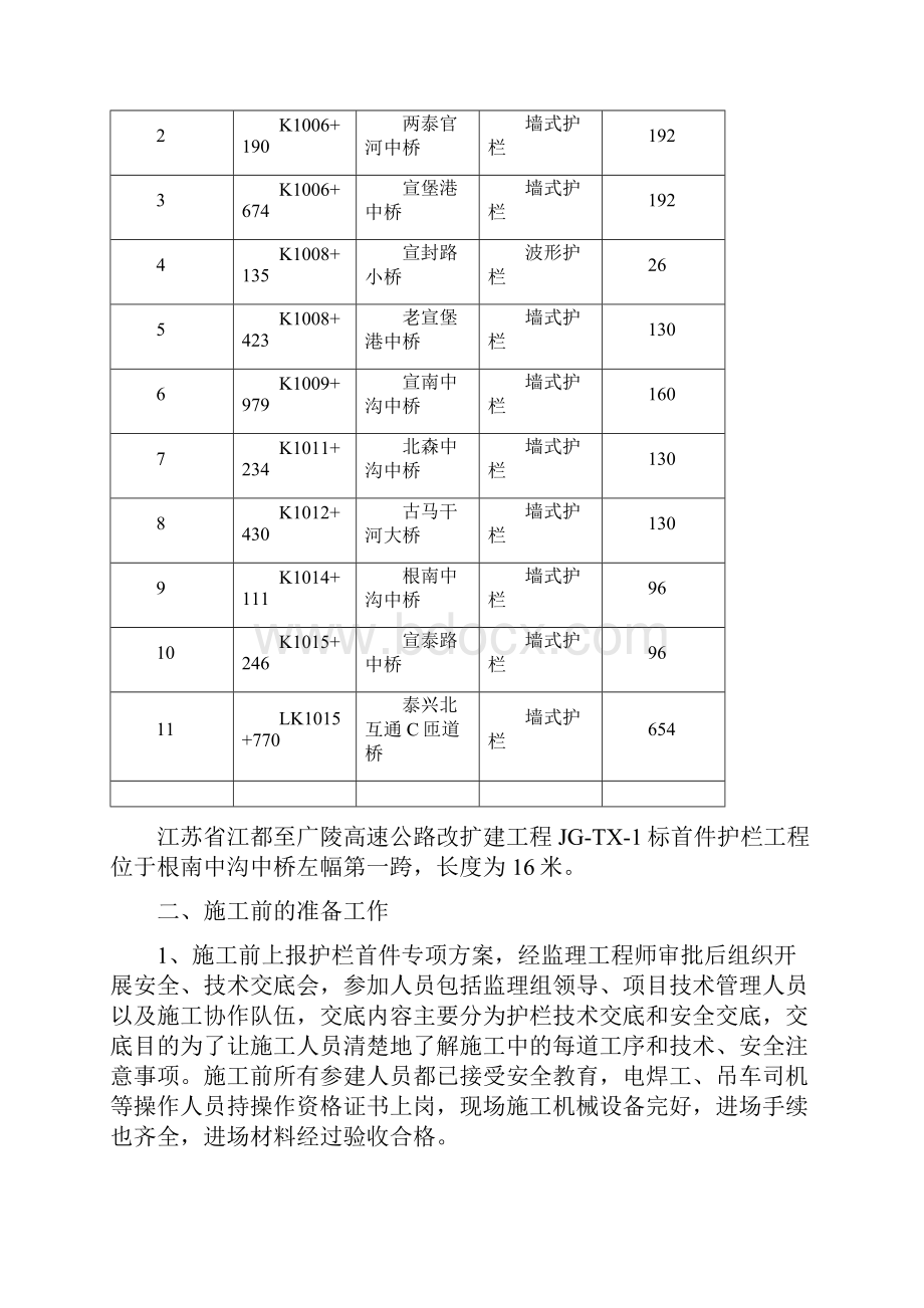 江广高速项目护栏施工首件总结.docx_第3页