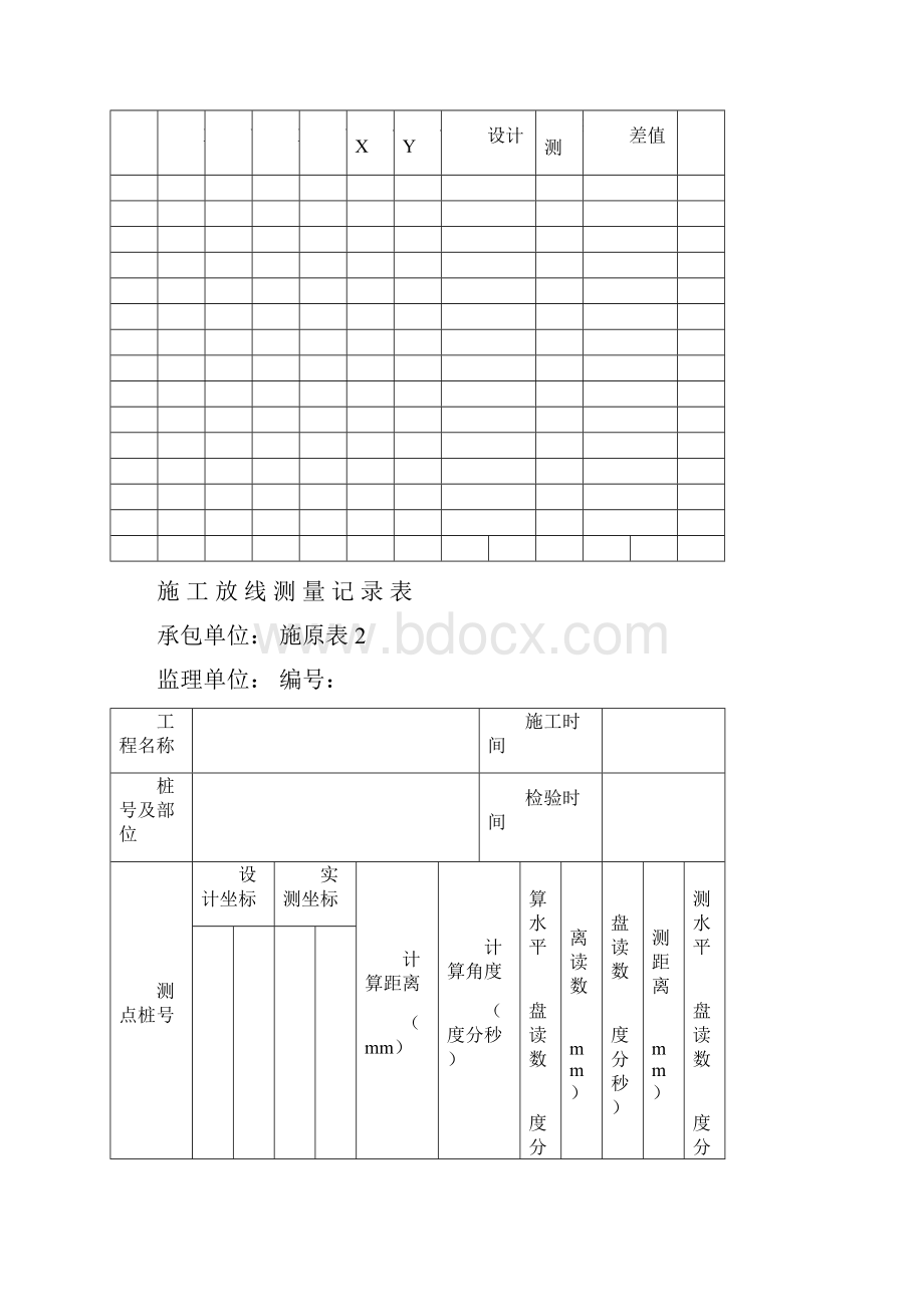 施工自检表格完整.docx_第2页