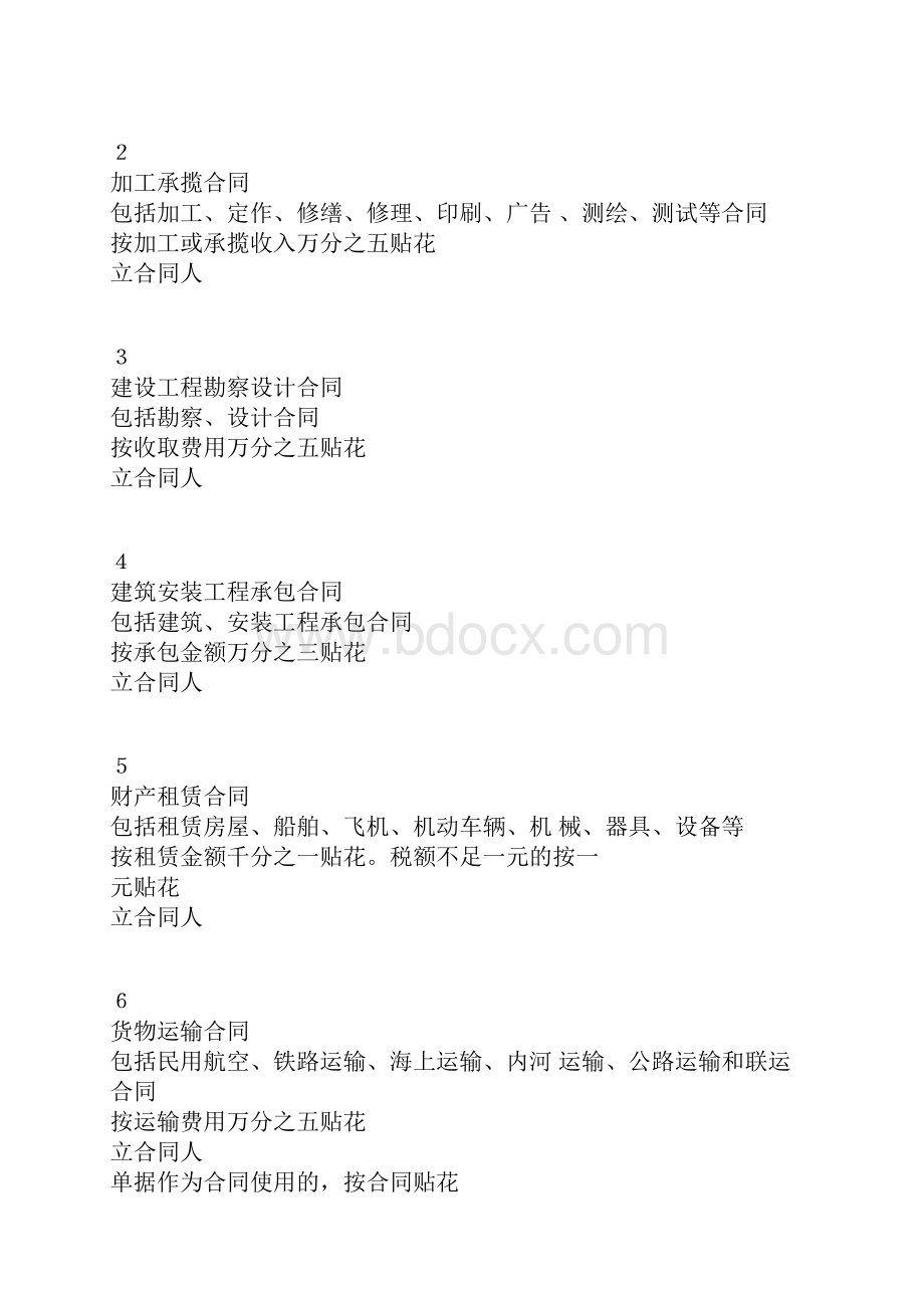 印花税税目及明细.docx_第2页