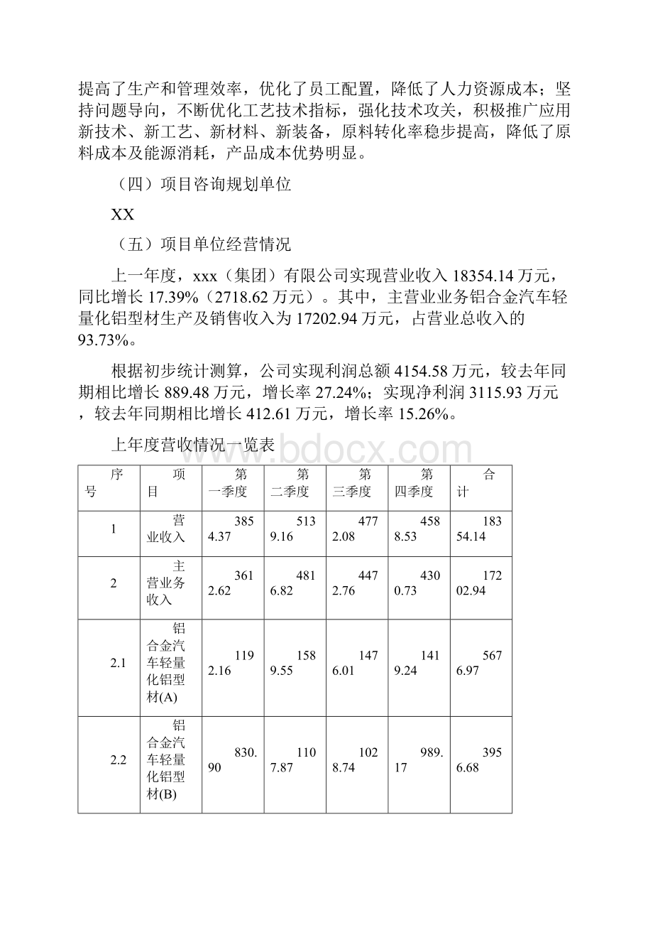 铝合金汽车轻量化铝型材项目立项申请报告.docx_第2页