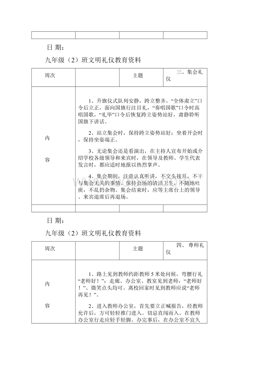 九年级2班文明礼仪教育资料.docx_第3页