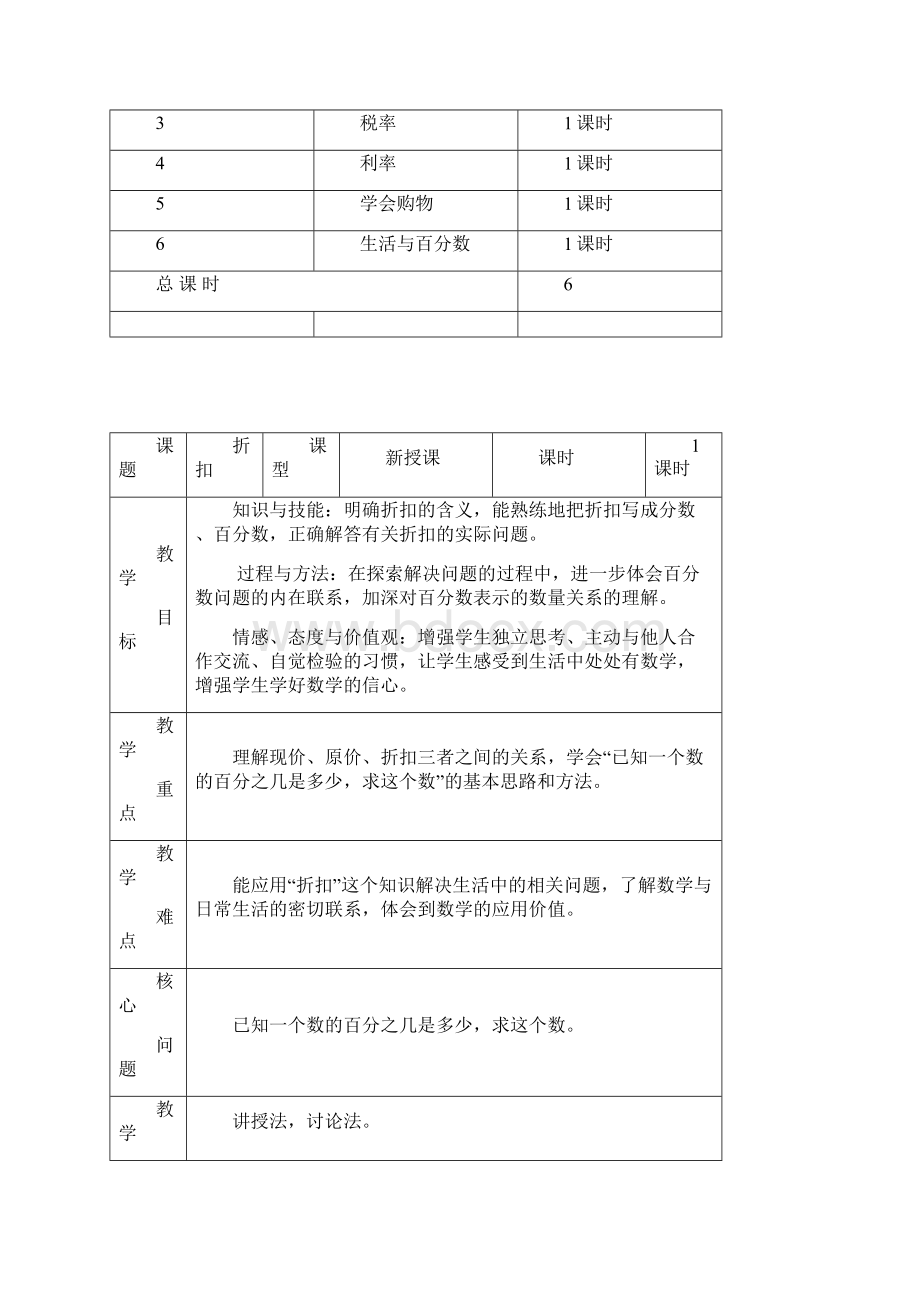 人教版六年级数学下册第二单元《百分数二》教学设计.docx_第3页