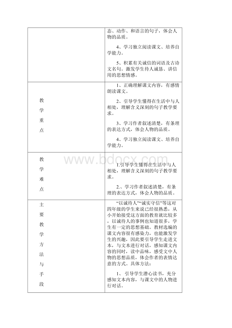 人教版小学四年级下册第二单元整体备课教案.docx_第2页