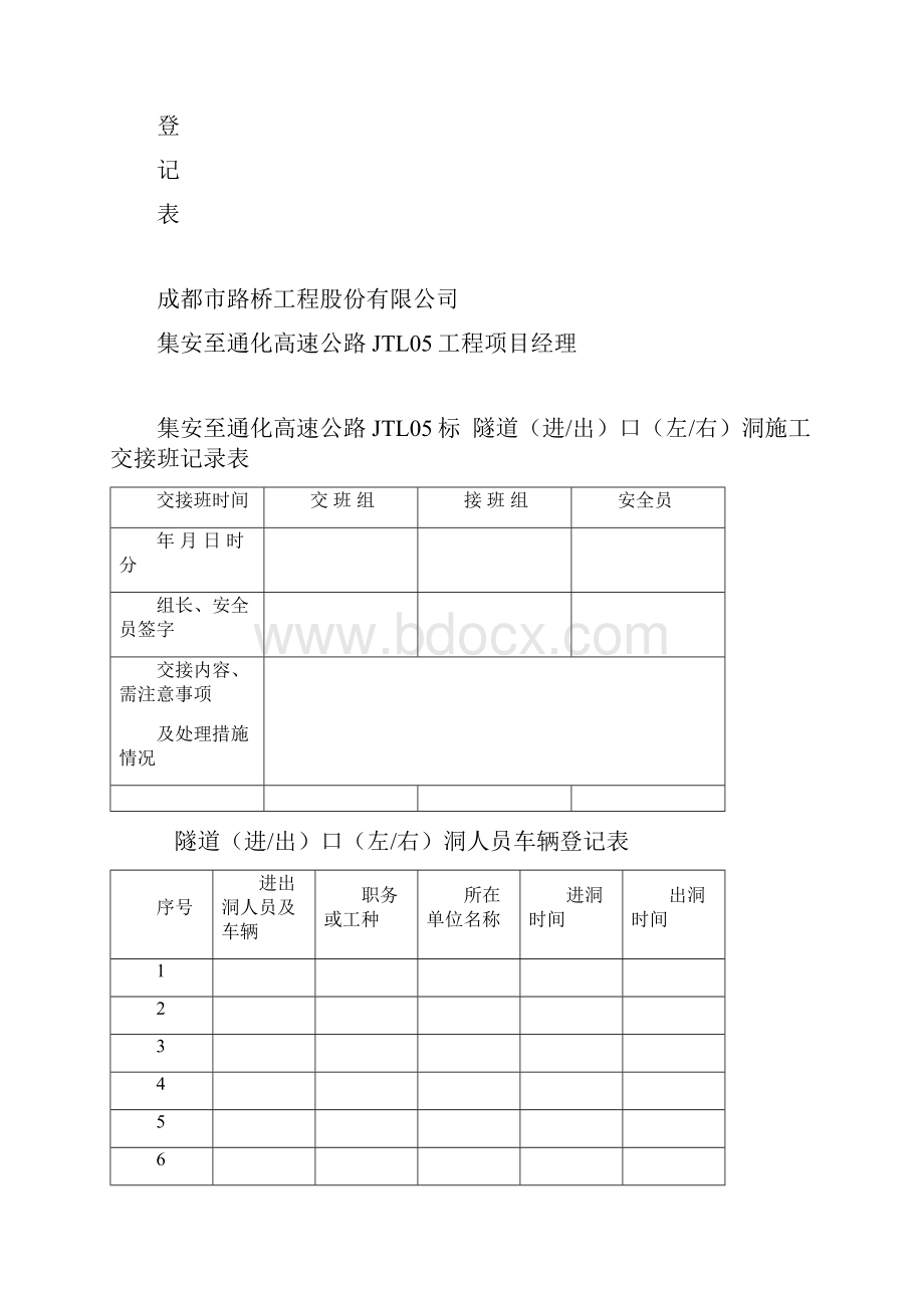 隧道进出洞人员登记制度及表格最新.docx_第3页