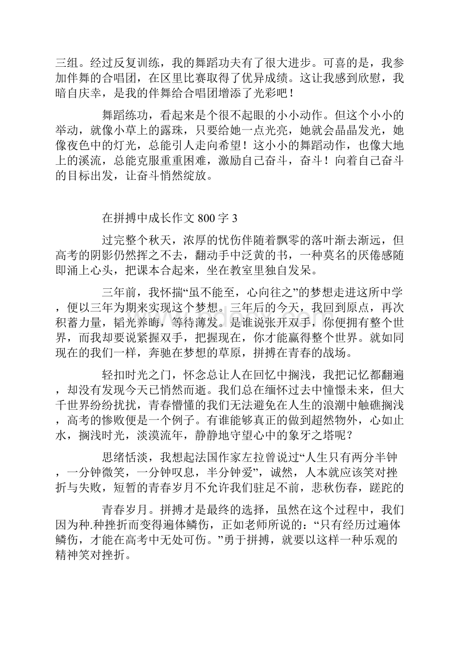 在拼搏中成长作文800字.docx_第3页