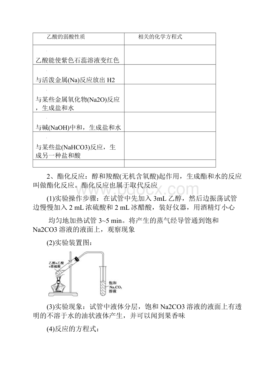 课时34 乙酸及羧酸学年高二化学选修5精品讲义人教版.docx_第2页