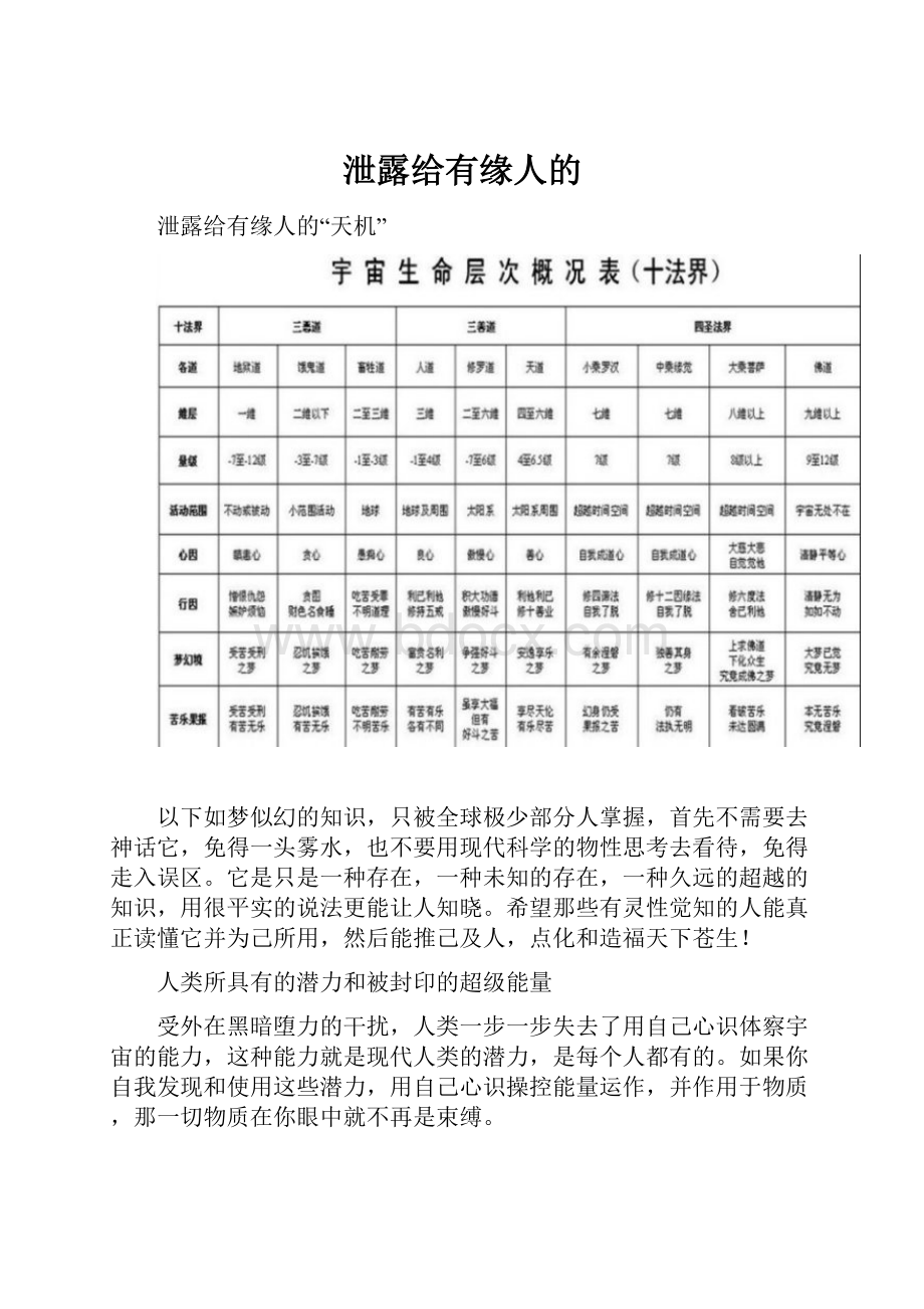 泄露给有缘人的.docx