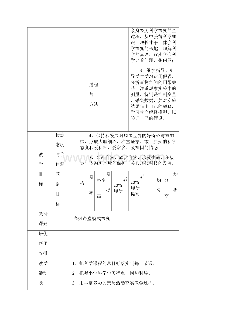 粤教版小学五年级下学期科学教案1.docx_第3页