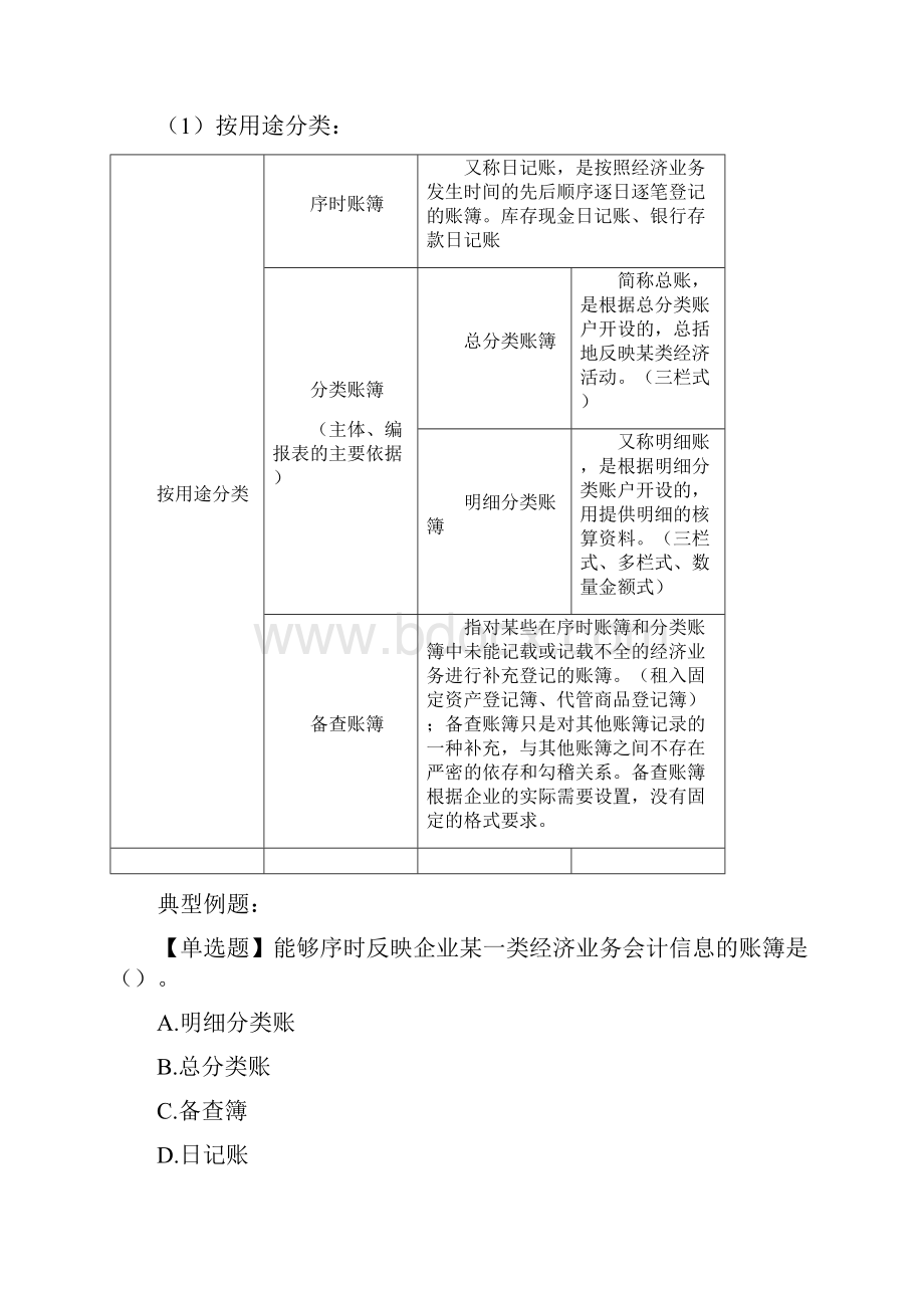 推荐初级会计实务第一轮会计概述第十讲会计账簿一.docx_第2页