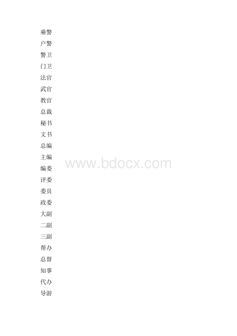 谜语资料之职务称谓.docx_第2页