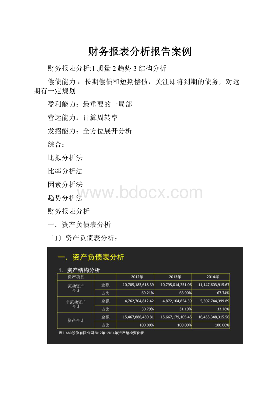 财务报表分析报告案例.docx