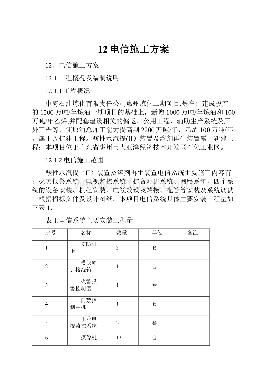 12电信施工方案.docx