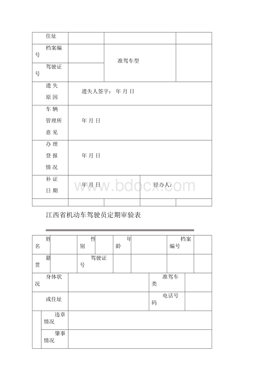 机动车驾驶证申请表.docx_第3页