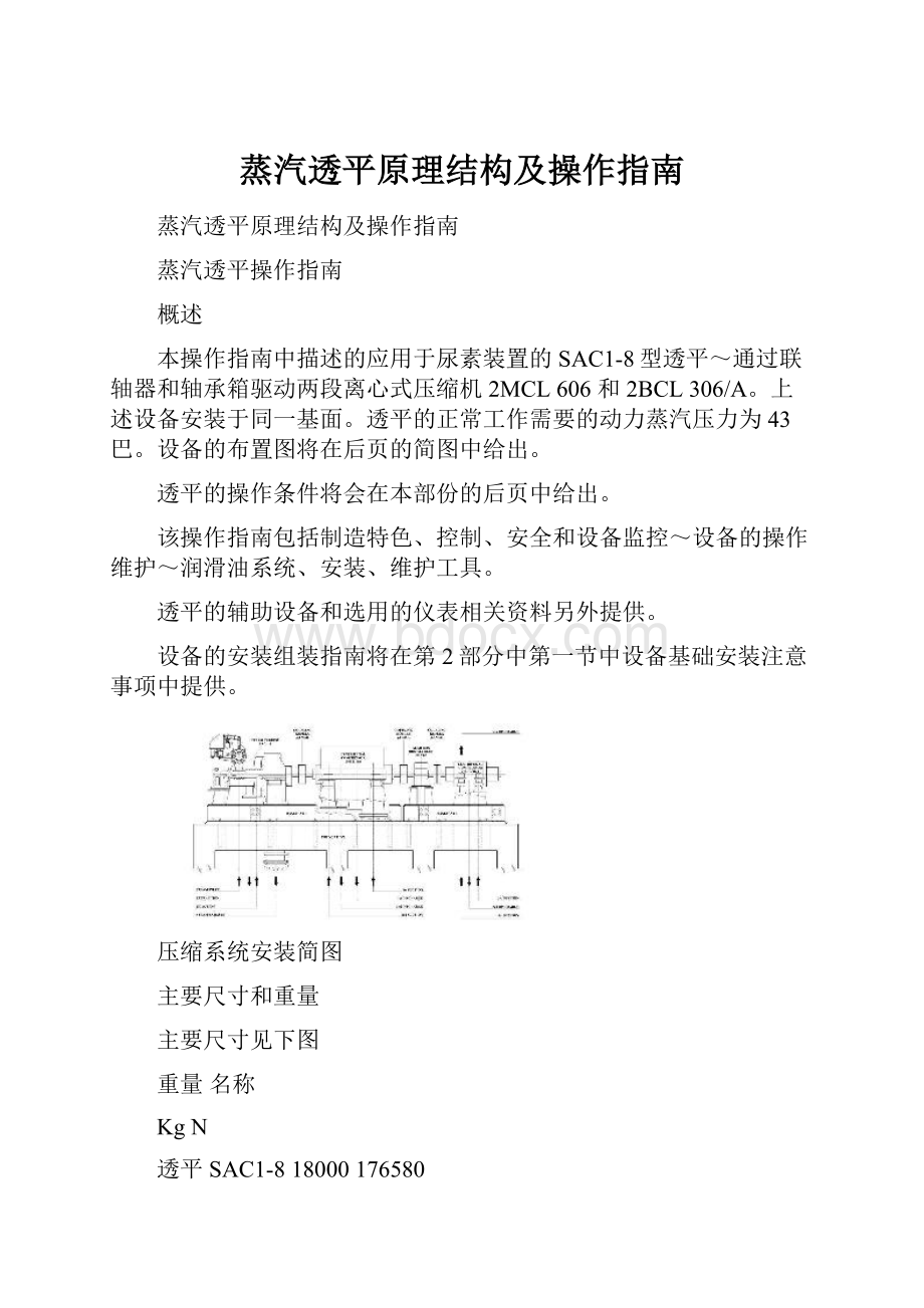 蒸汽透平原理结构及操作指南.docx