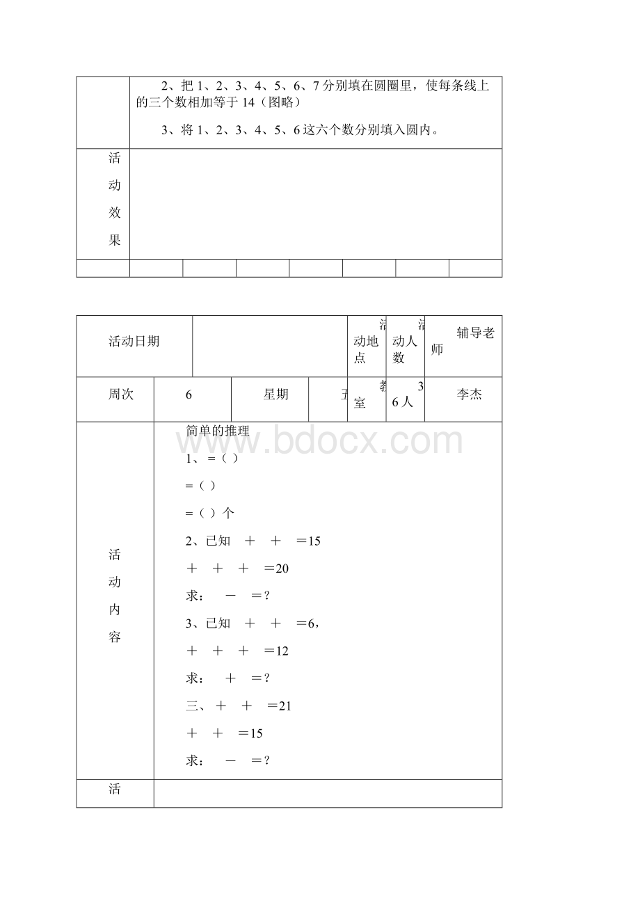 三年级数学兴趣小组活动辅导记录.docx_第2页