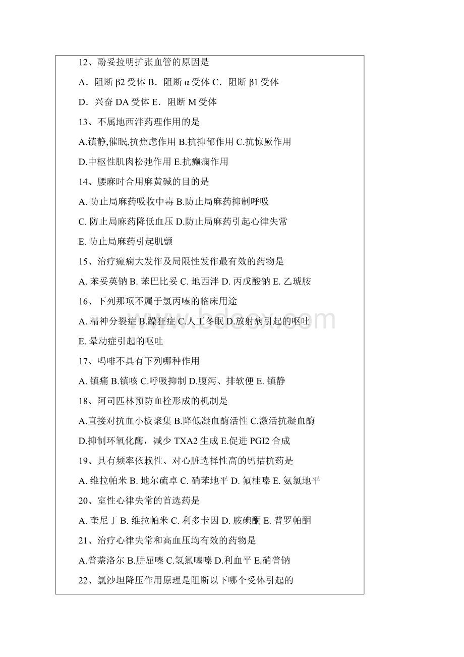 武汉科技大学考研试题615药理学A卷和标准答案.docx_第3页