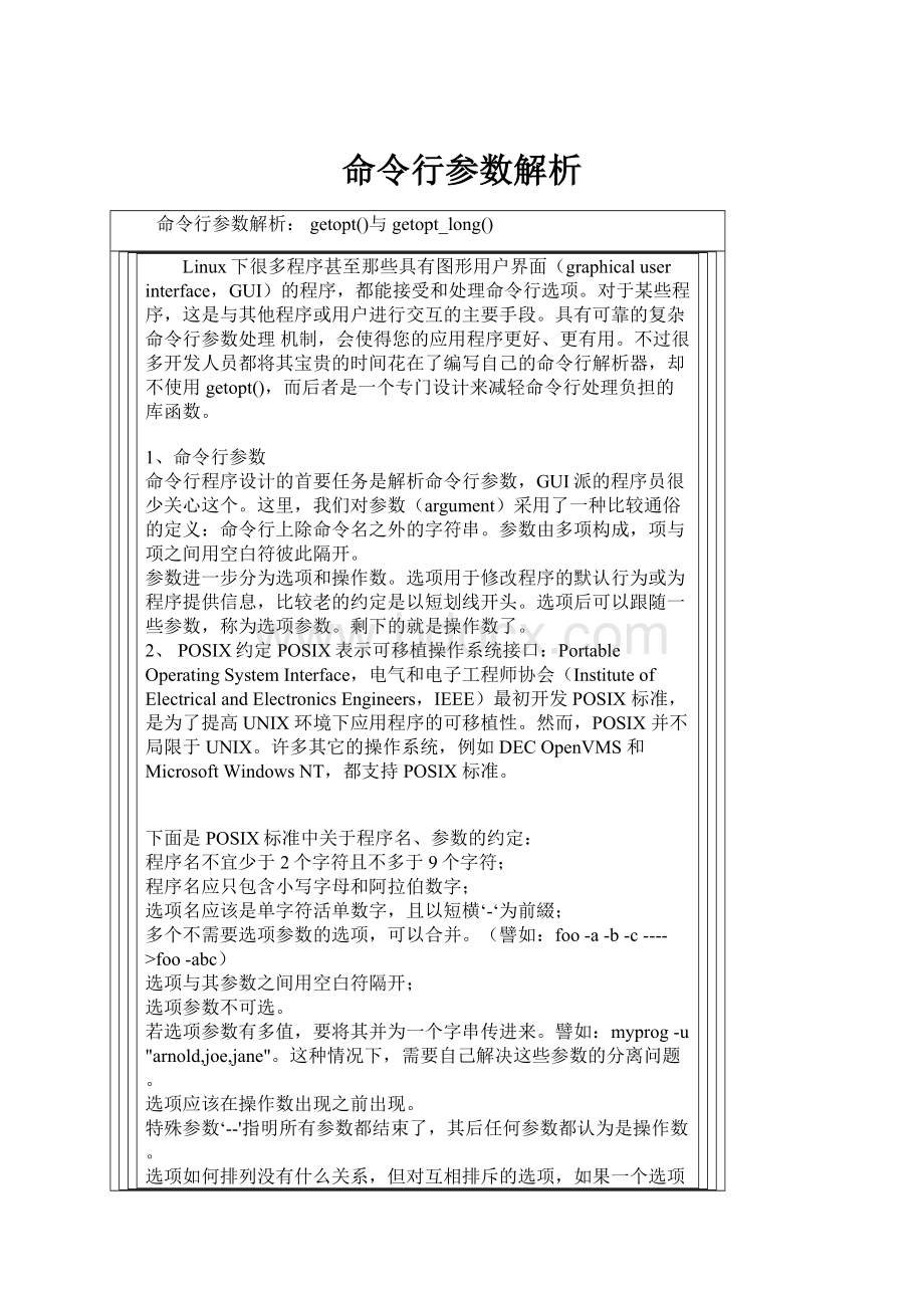 命令行参数解析.docx