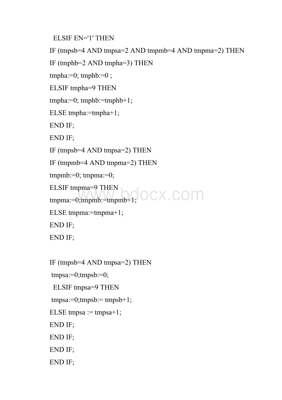 CPLD大作业电子时钟进制两种实现方法.docx_第3页