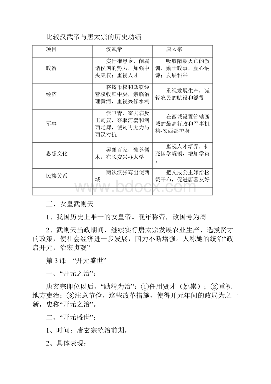 中国历史七年级下册知识点汇总.docx_第3页