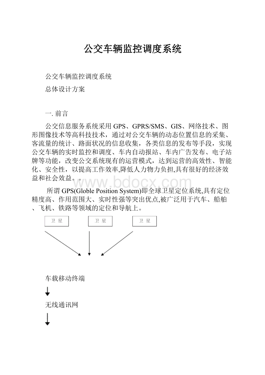 公交车辆监控调度系统.docx_第1页