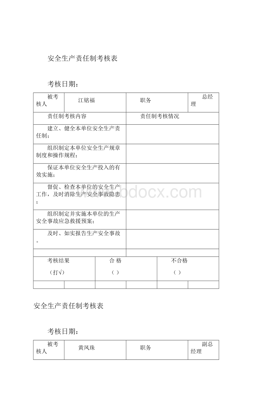 安全生产责任制考核管理制度.docx_第2页