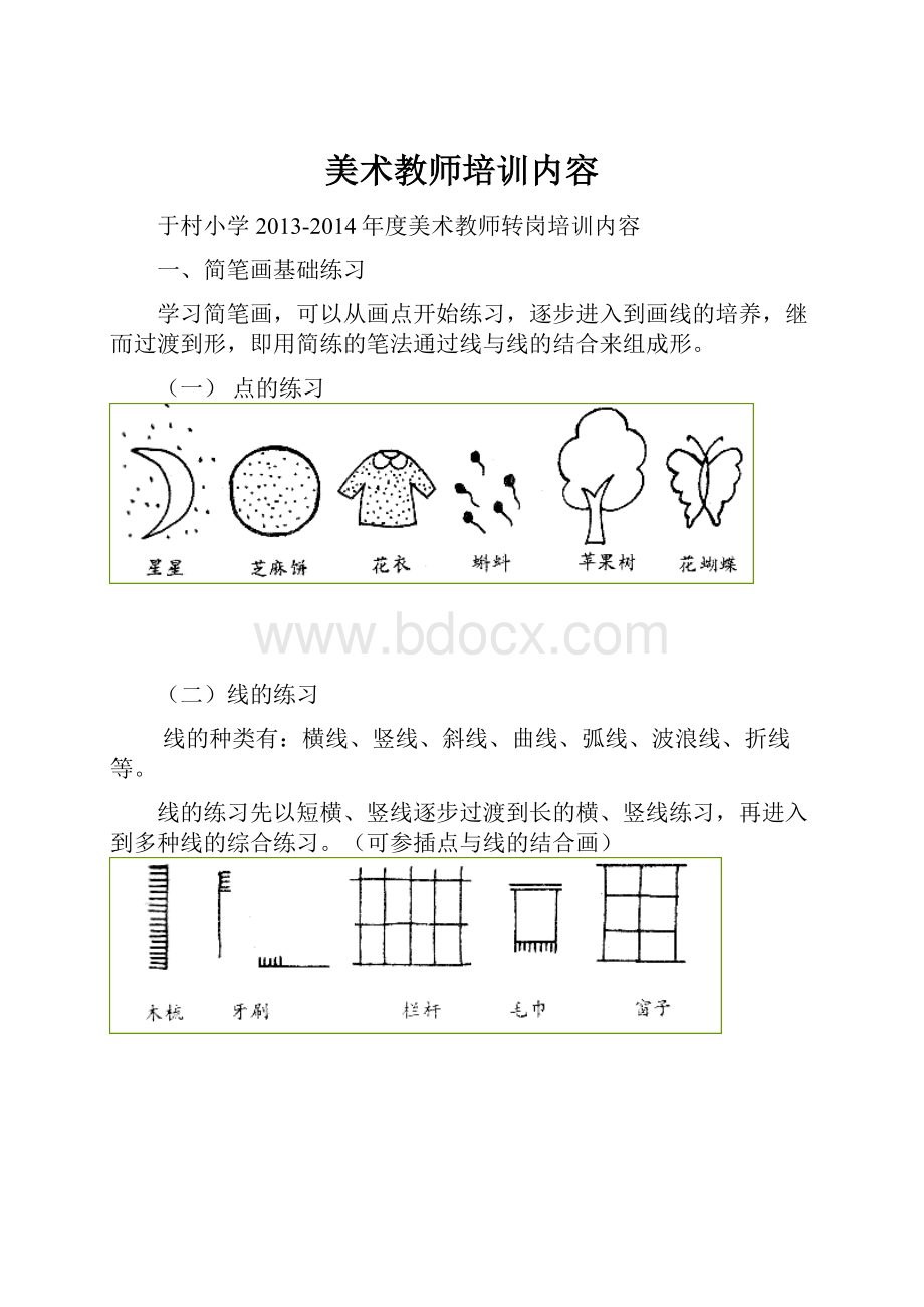 美术教师培训内容.docx_第1页