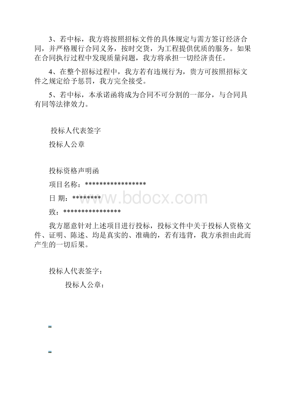 投标资格声明及授权.docx_第2页