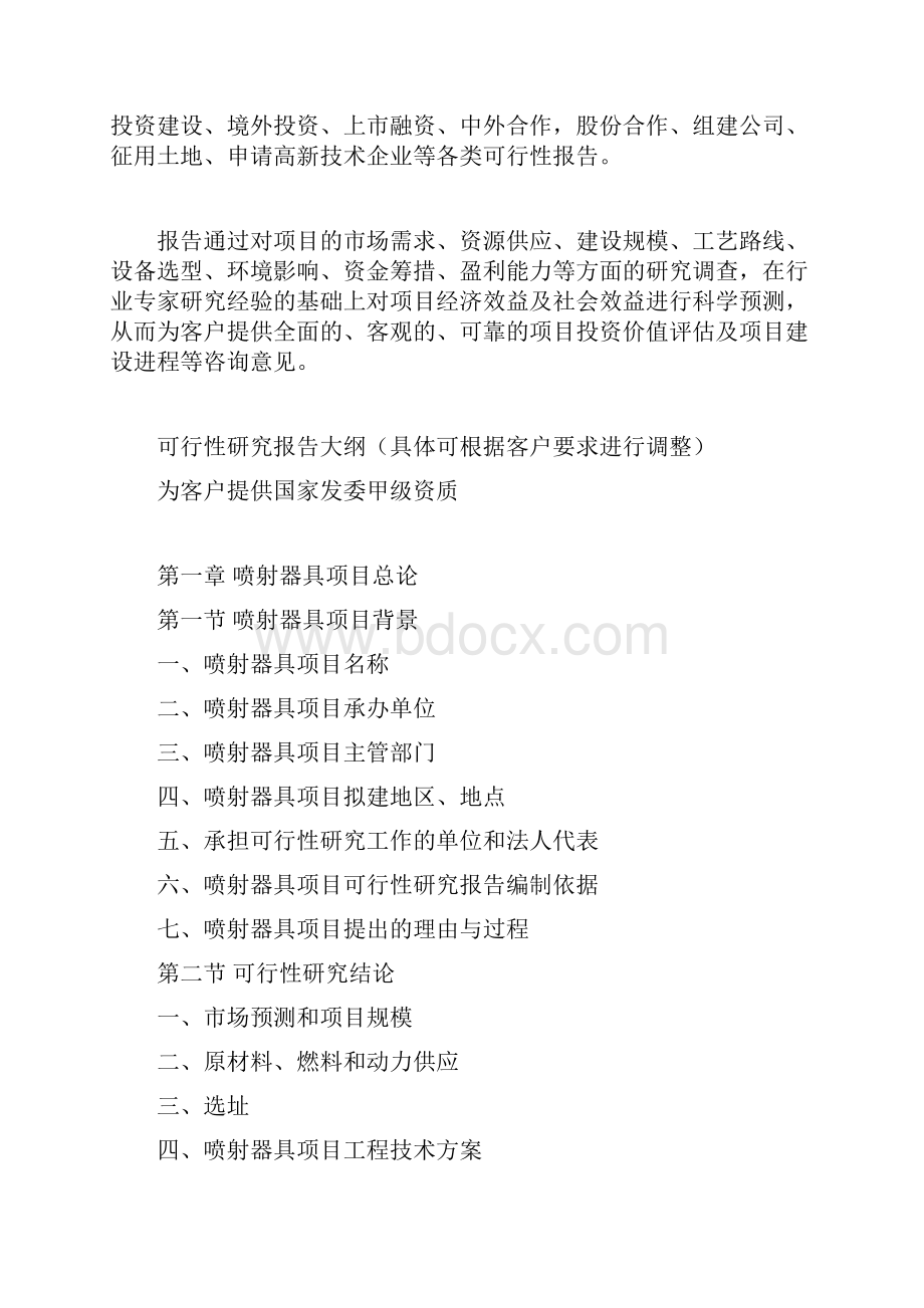 喷射器具项目可行性研究报告.docx_第3页