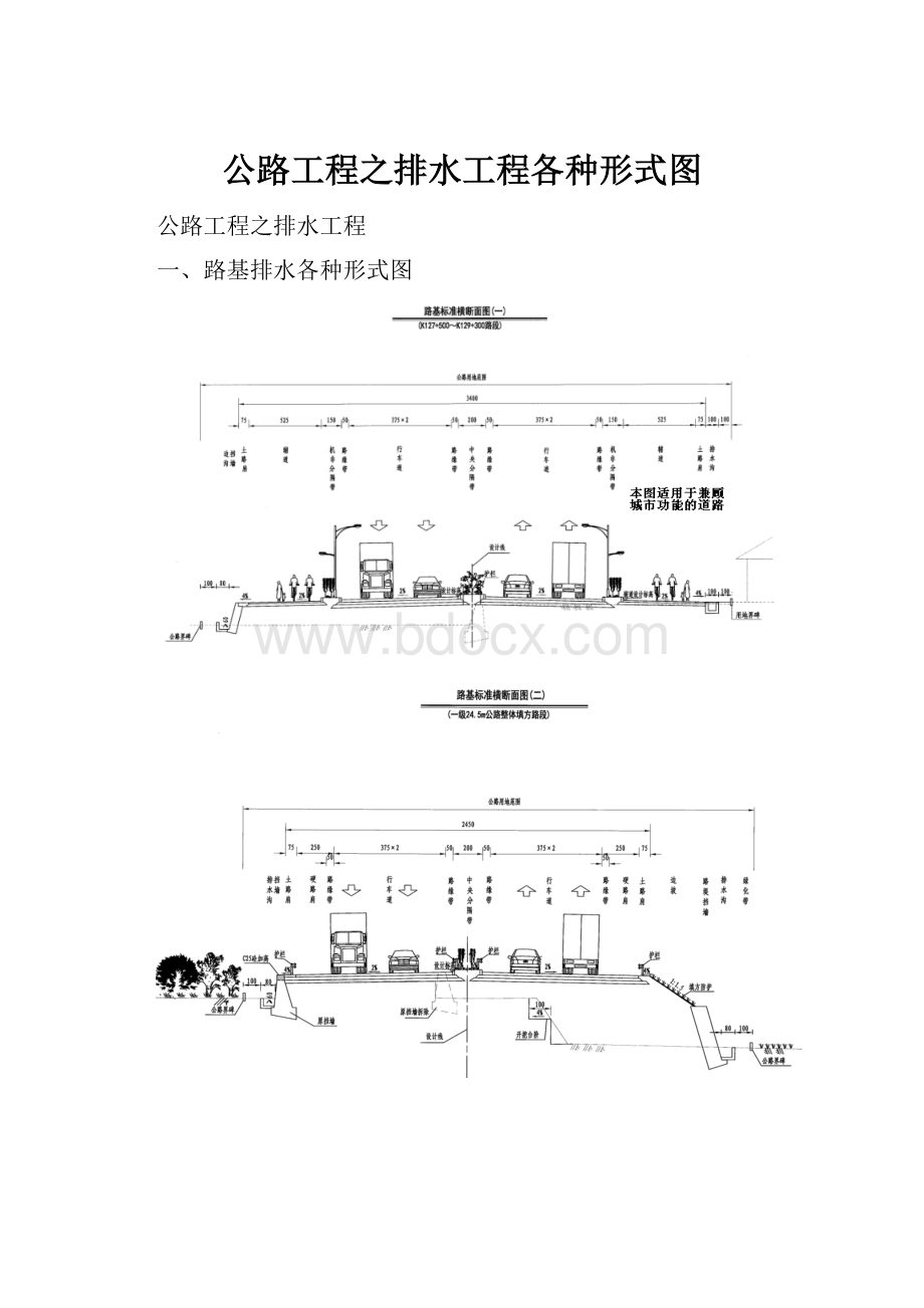 公路工程之排水工程各种形式图.docx