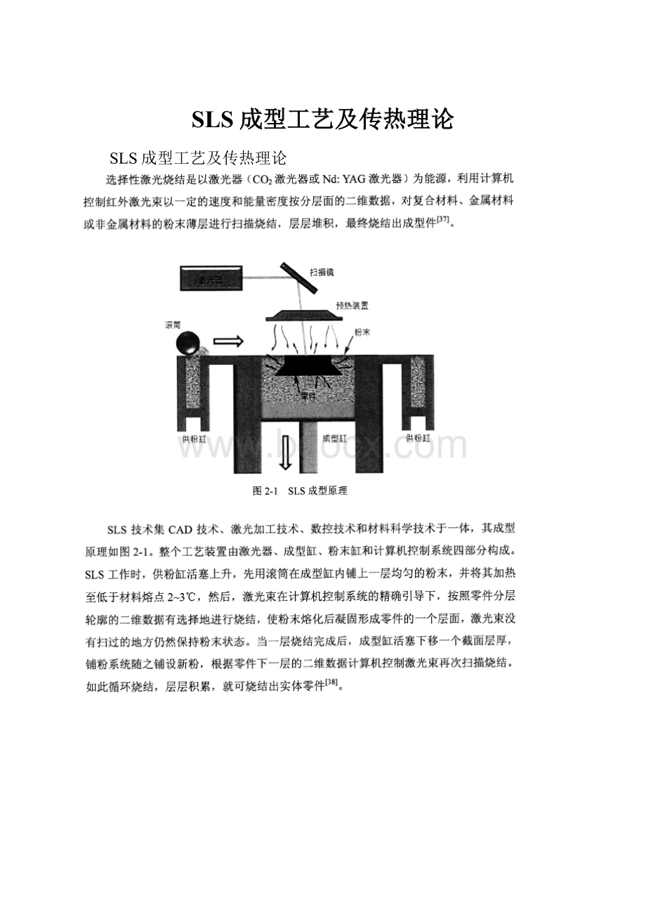 SLS成型工艺及传热理论.docx_第1页