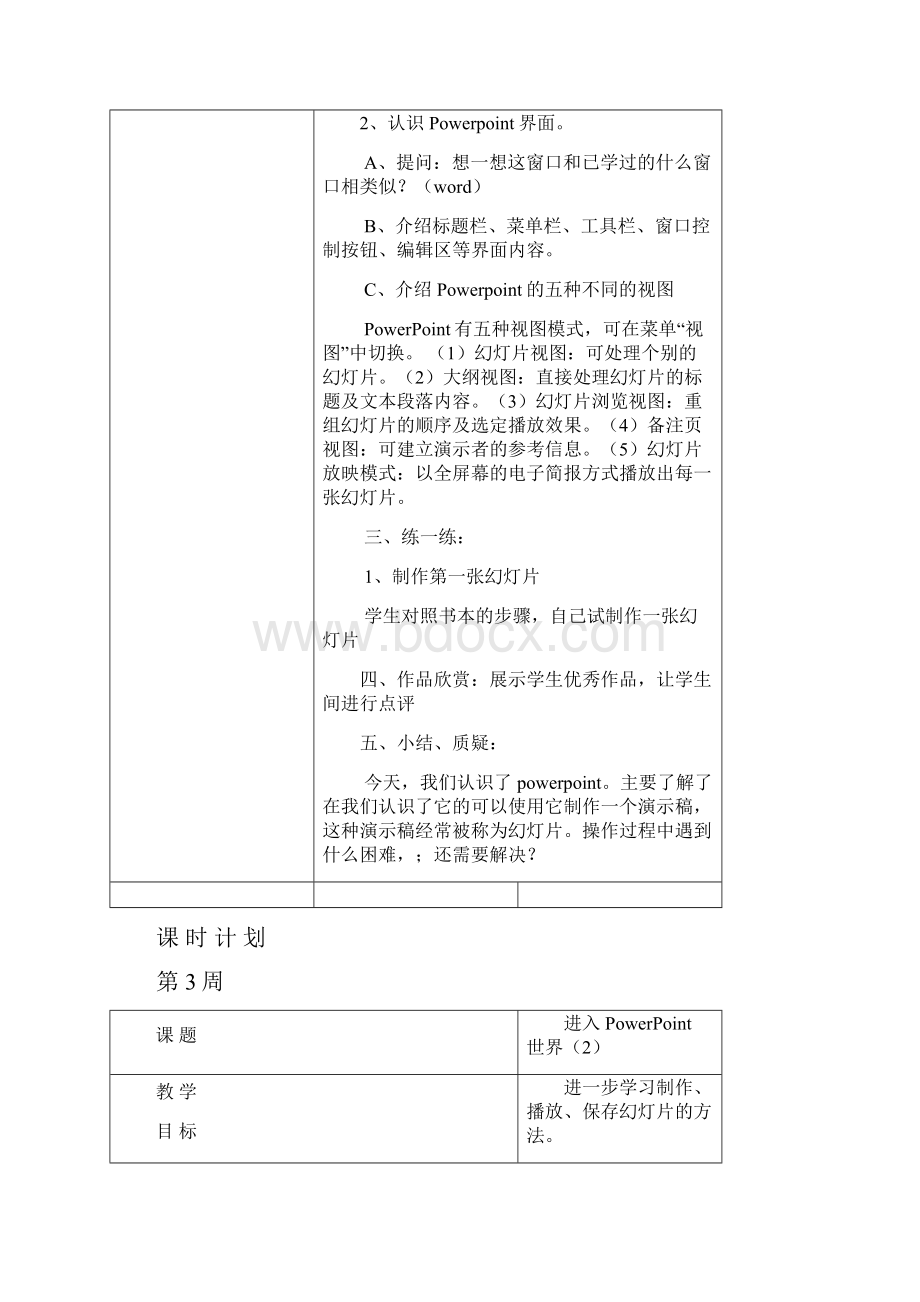 人教版小学六年级信息技术教案powerpoint.docx_第2页