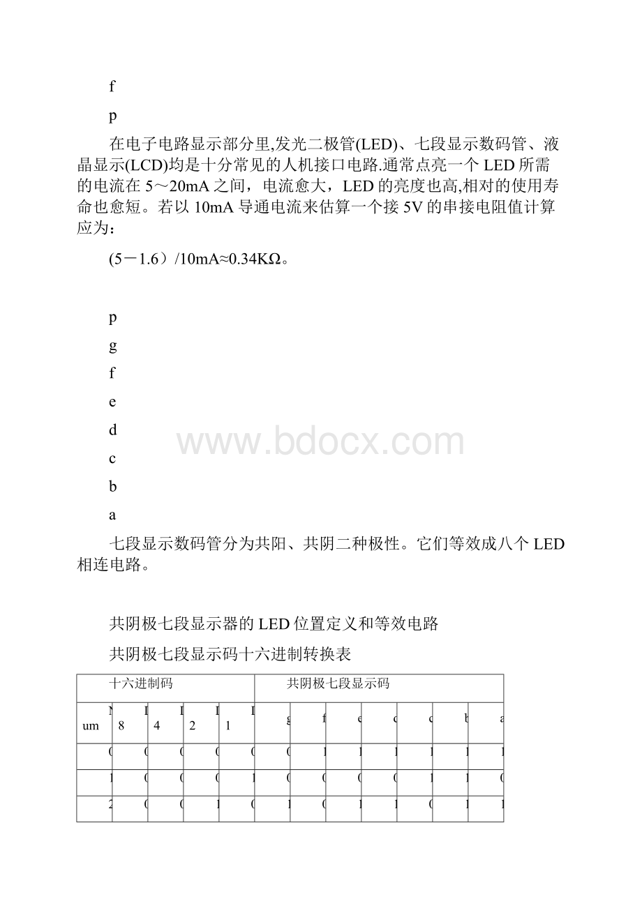 完整word版EDA实验报告实验2数码管扫描显示电路.docx_第2页